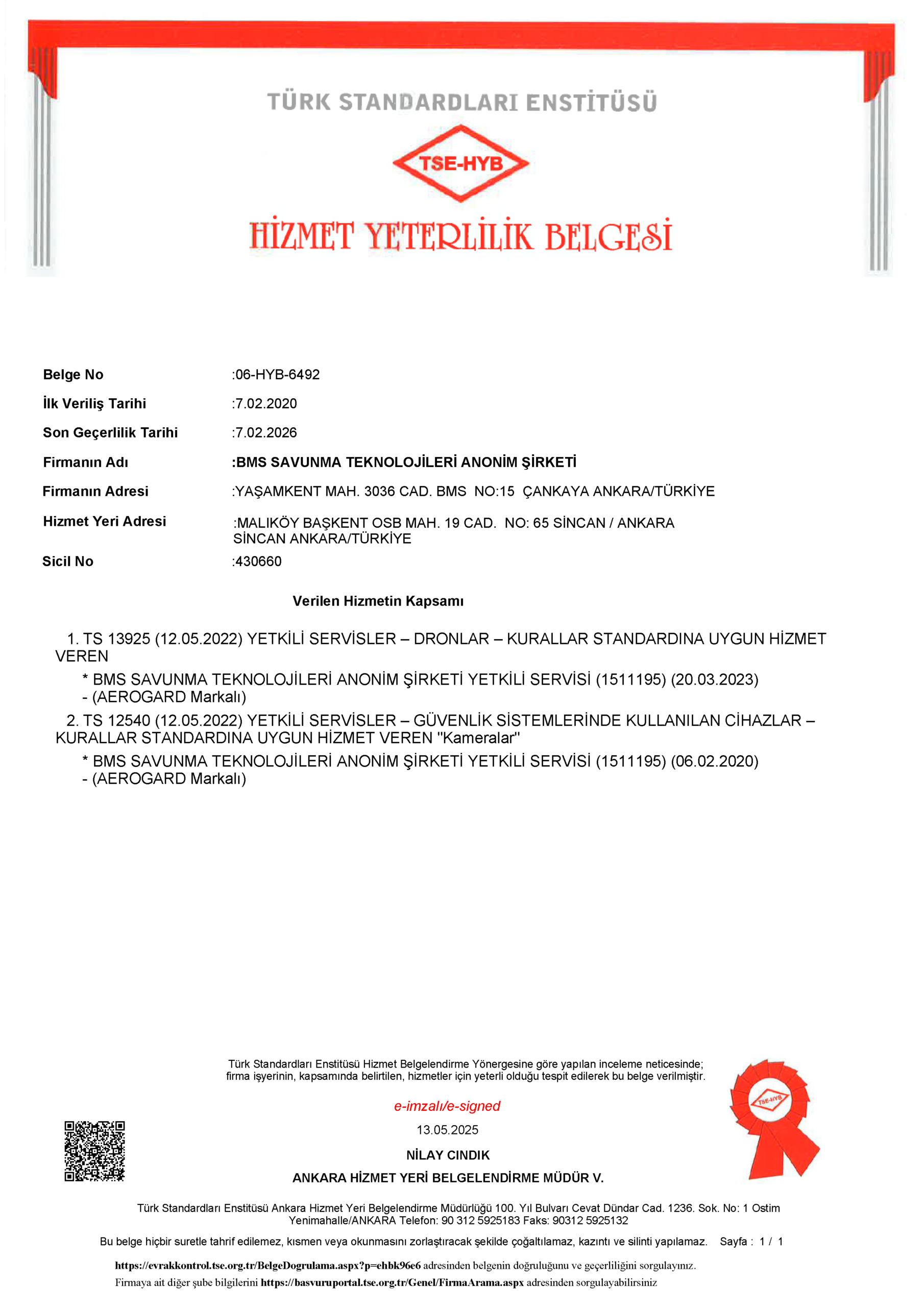 HYB Belgesi